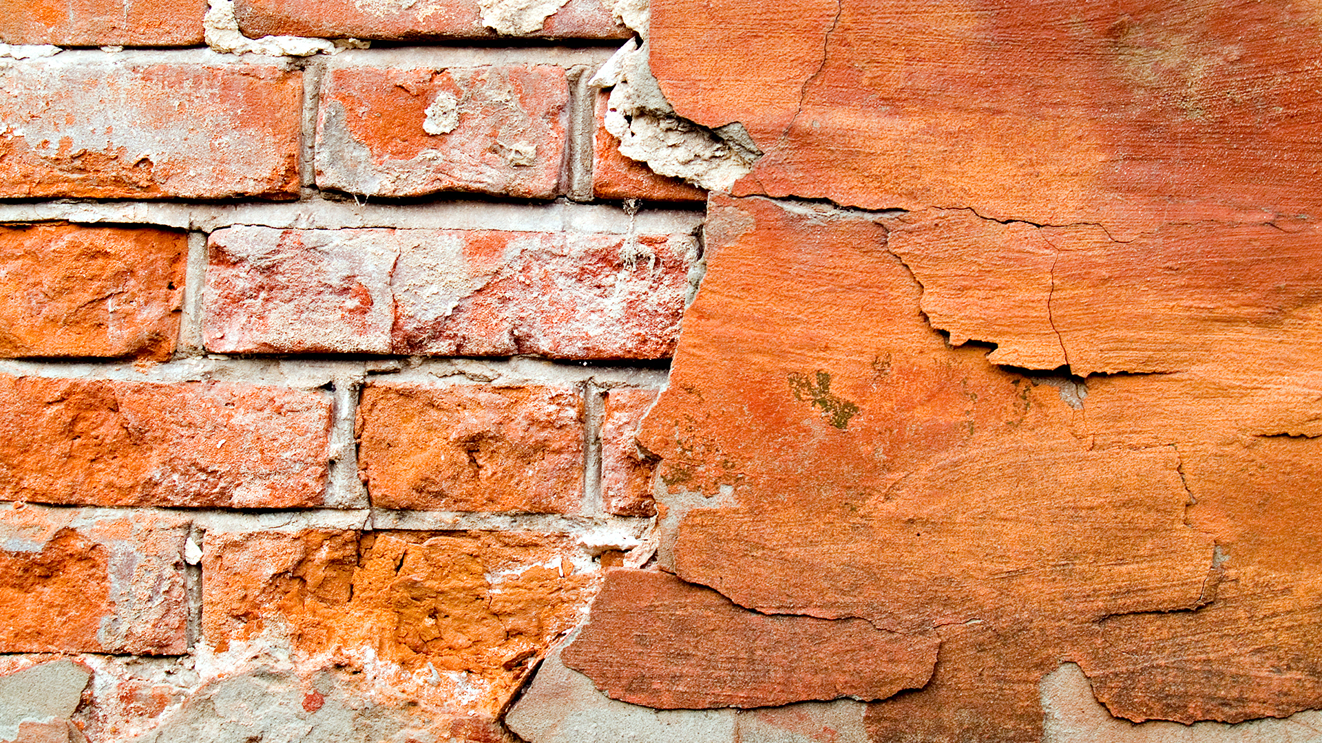 old brick wall, bricks, background, texture, download photo, stucco