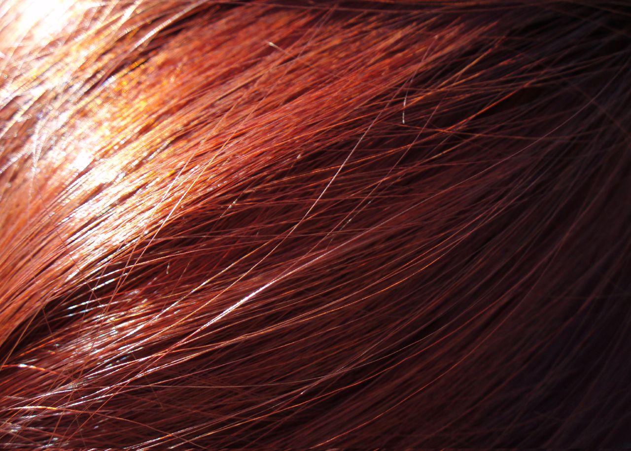 red hair texture, background, red hair texture, background