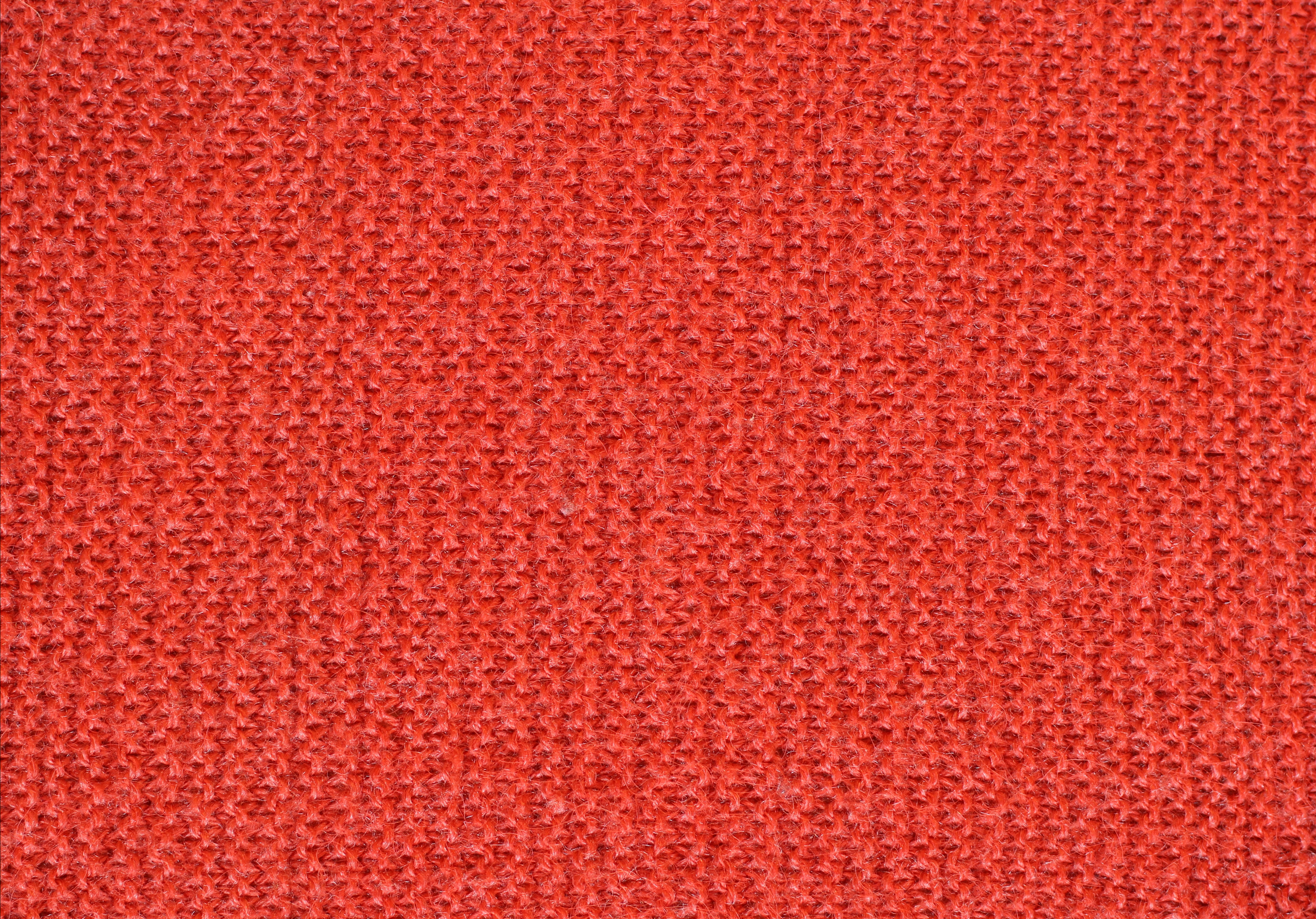 Red knitted wool texture background image